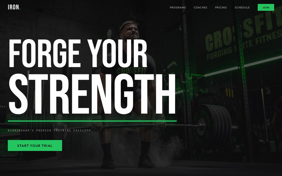 Iron Athletics — a site by Respawn