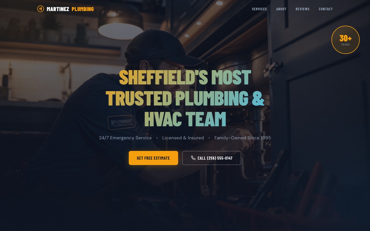 Martinez Plumbing — a site by Respawn