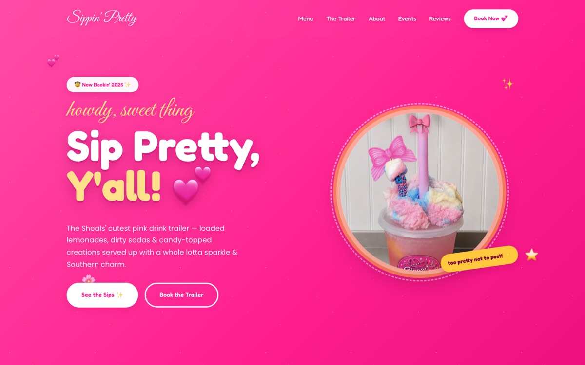 Sippin Pretty — a site by Respawn